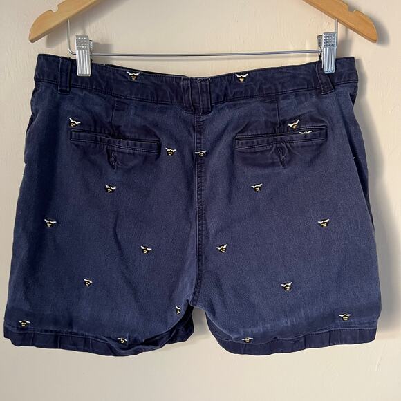 Joules Navy Shorts with Bumble Bee Pattern Size 12 - Picture 2 of 5